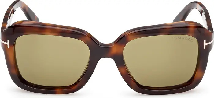 TOM FORD Natalia 52mm Square Sunglasses | Nordstrom | Nordstrom