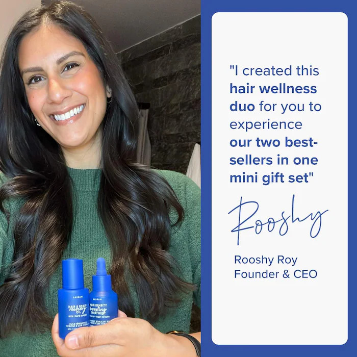 Mini Strengthening Hair Oil & Growth Serum Gift Set | Sephora (US)