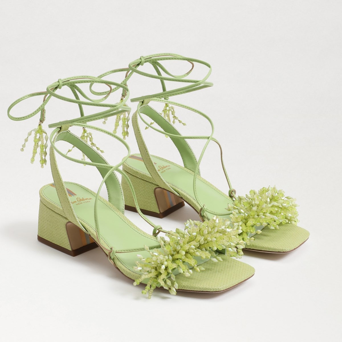 Walda Beaded Block Heel Sandal | Sam Edelman