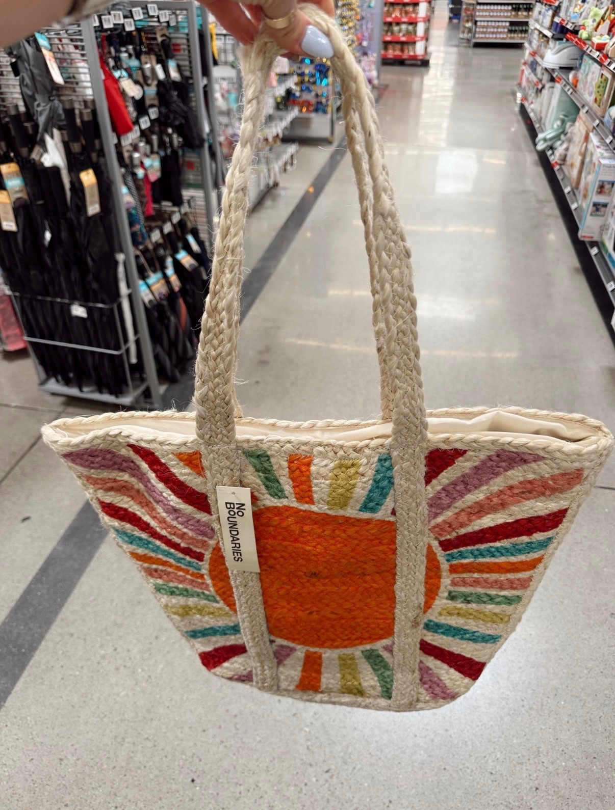 🤍 ☀️ I found this stunning bag at Walmart & loved the bright colors ✨🔗 perfect for everyday use or on a beach vacation 🌊🏝️

#LTKSwim #LTKTravel #LTKgrwm