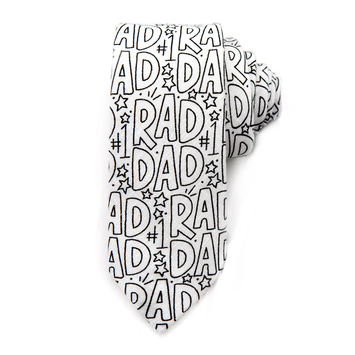 Rad & Happy "Rad Dad" Coloring Tie for Father's Day | Boon Ties
