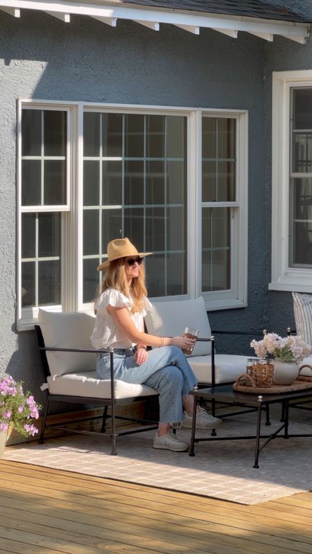 Follow @megleonardco for a mix of high and low styles for you and your home this season 🤍 Thanks for being here!
•
•
•
#classicstyle #classichomedecor #neutraloutfit #outdoorliving #patiofurniture #summeroutfit #deckdecor #springoutfit #sunhat 

#LTKhome #LTKsalealert #LTKxMadewell