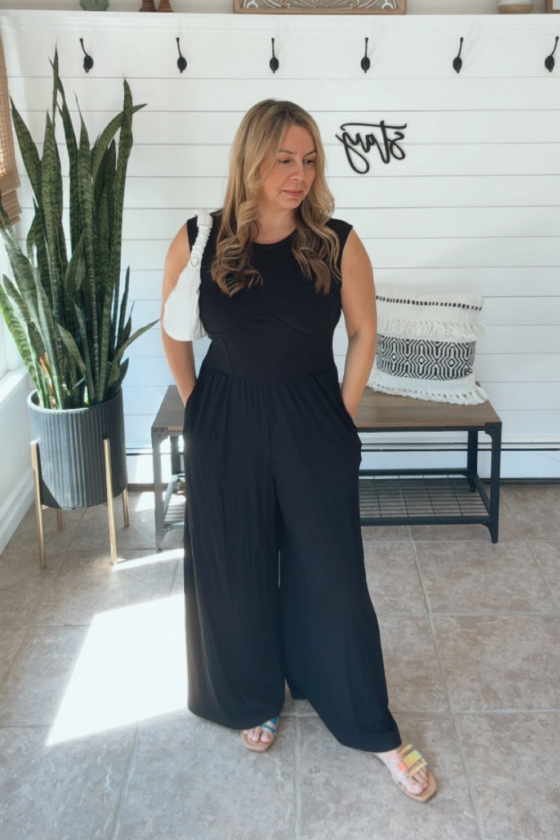 I love this jumpsuit! Dress it up or down, the cinched waist and fact that you can wear a regular bra are everything! I’m wearing a medium








Spring outfit, wedding guest, travel outfit, vacation wear, Amazon fashion

#LTKmidsize #LTKparties #LTKover40