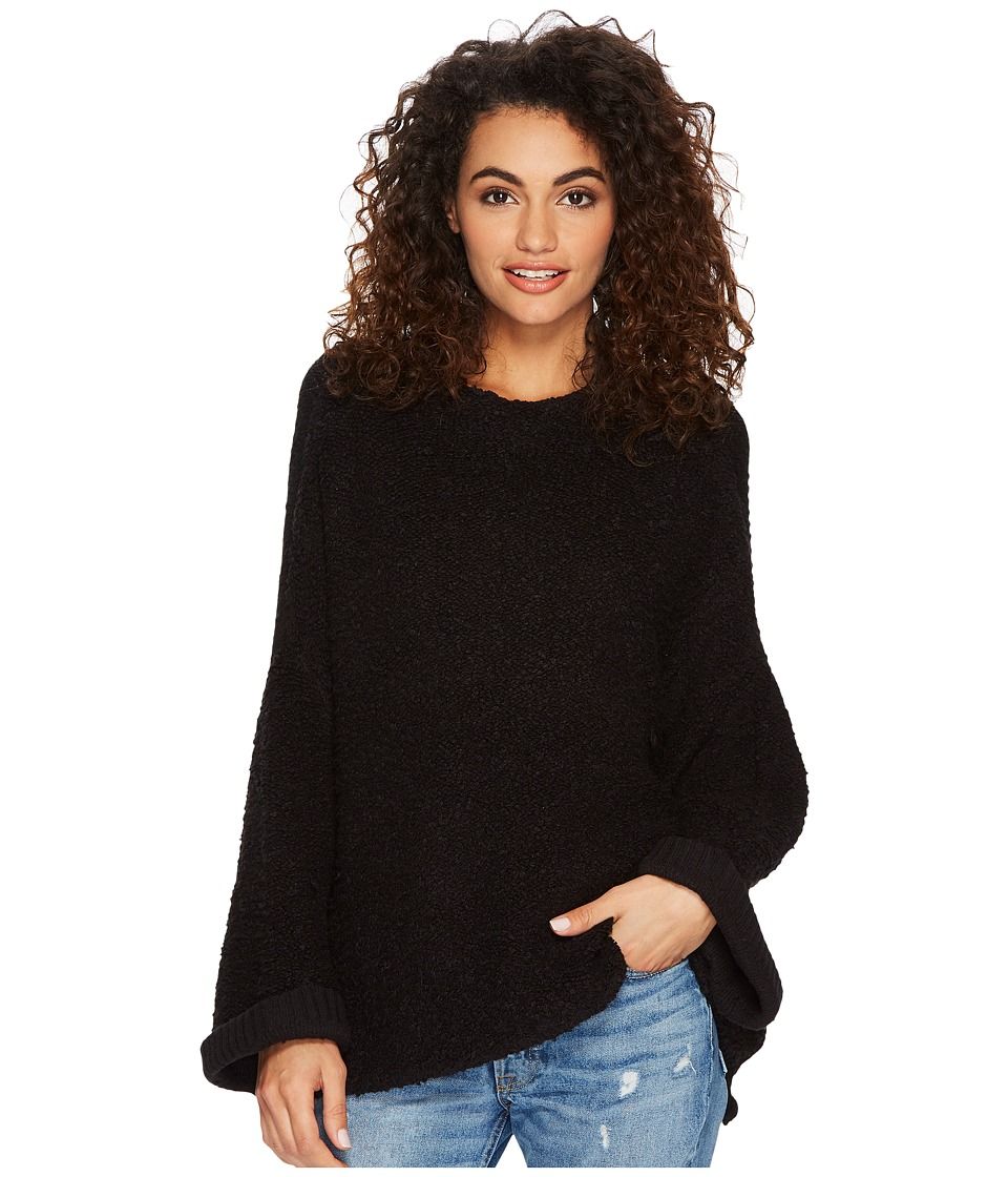 Free People - Cuddle Up Pullover (Black) Women's Sweater | Zappos
