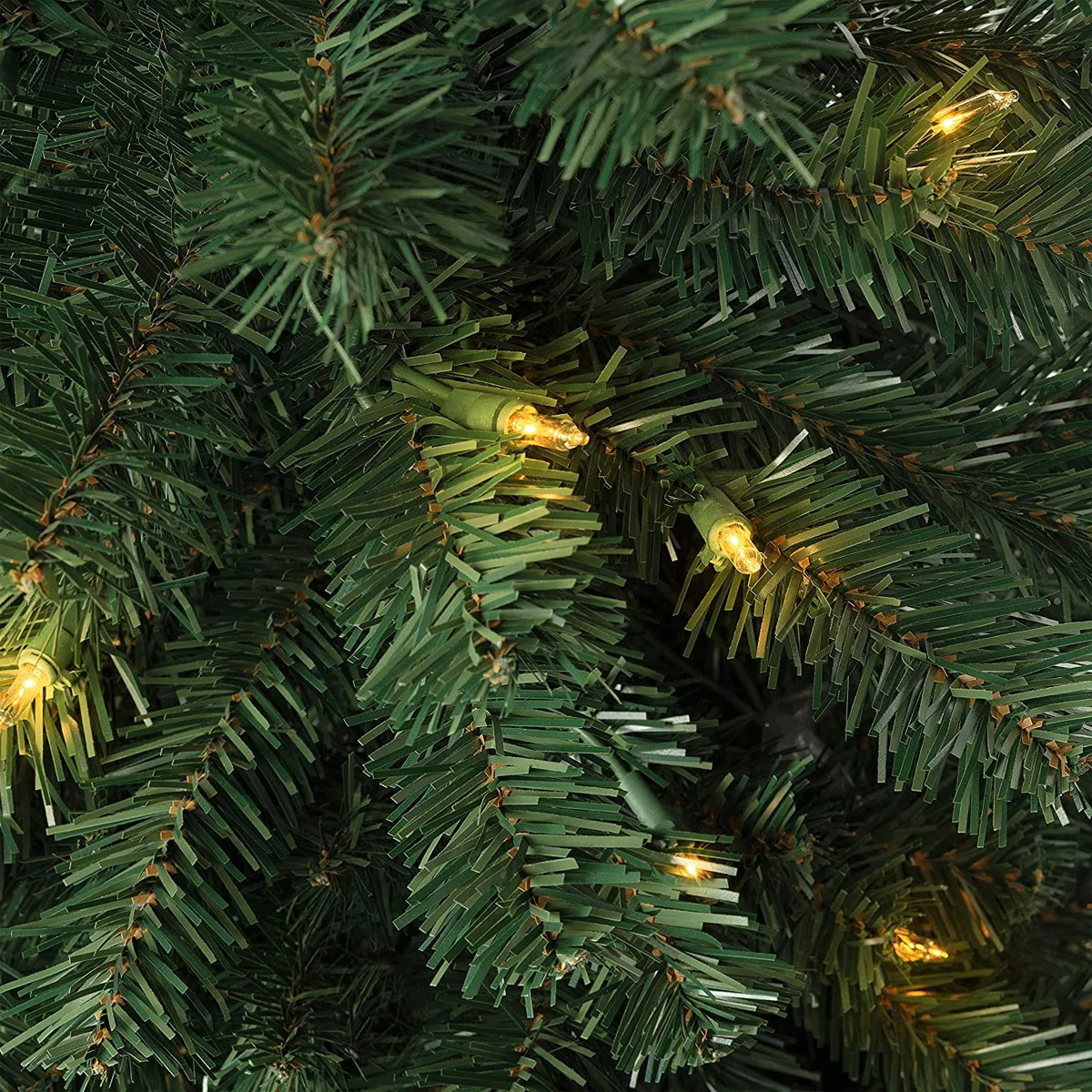 The Holiday Aisle® Traditional Pre-Lit Slim Christmas Tree – Illuminated with Warm Lights and ... | Wayfair North America