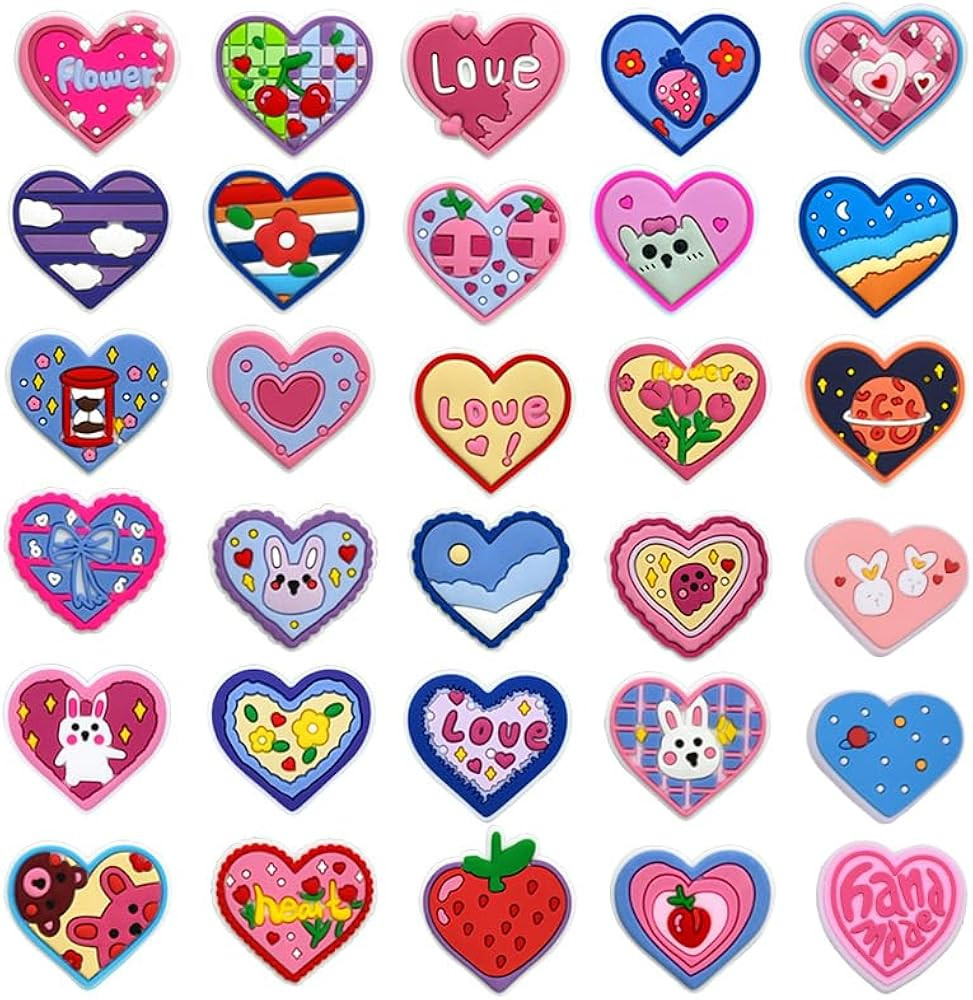 Cute Shoe Charms for Girls Women Aesthetic Shoe Accessories for Clogs Sandals Wristband Shoe Deco... | Amazon (US)