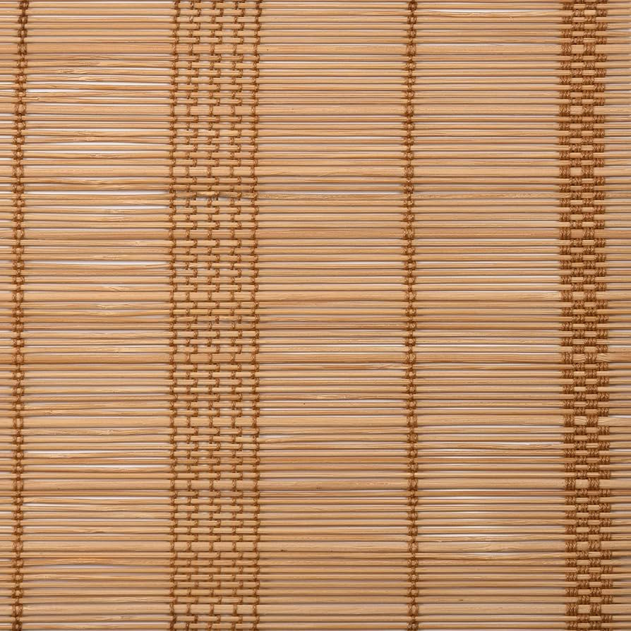 Amazon.com: LazBlinds Custom No Tools No Drill Cordless Bamboo Roman Shades, Light Filtering Wind... | Amazon (US)