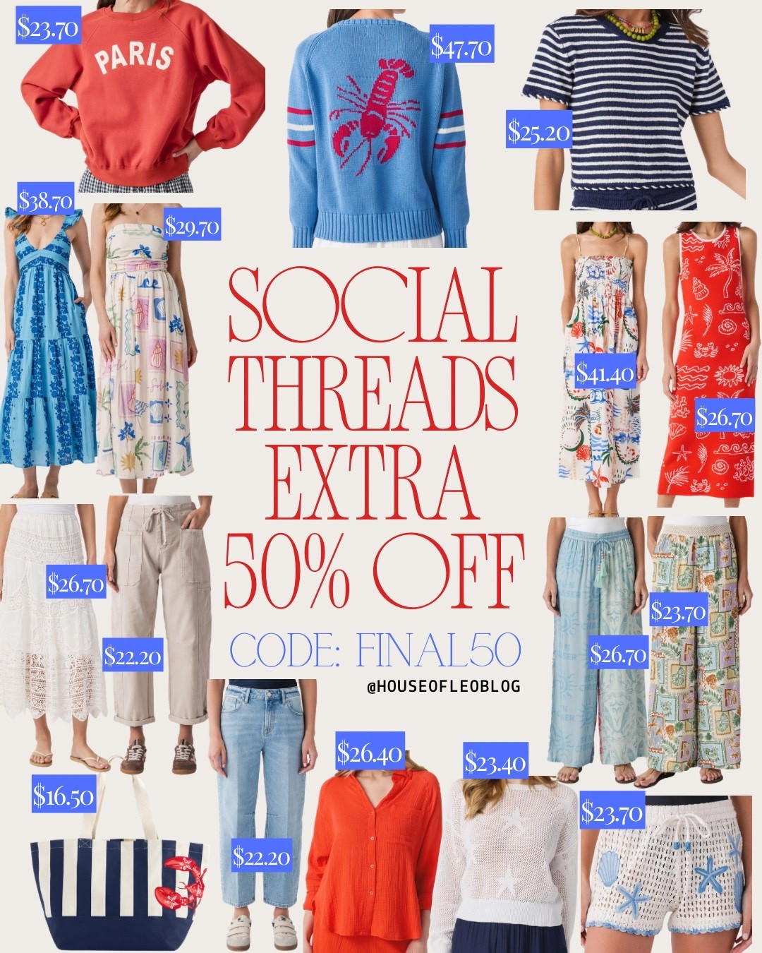 Code FINAL50 for extra 50% off

#LTKSaleAlert