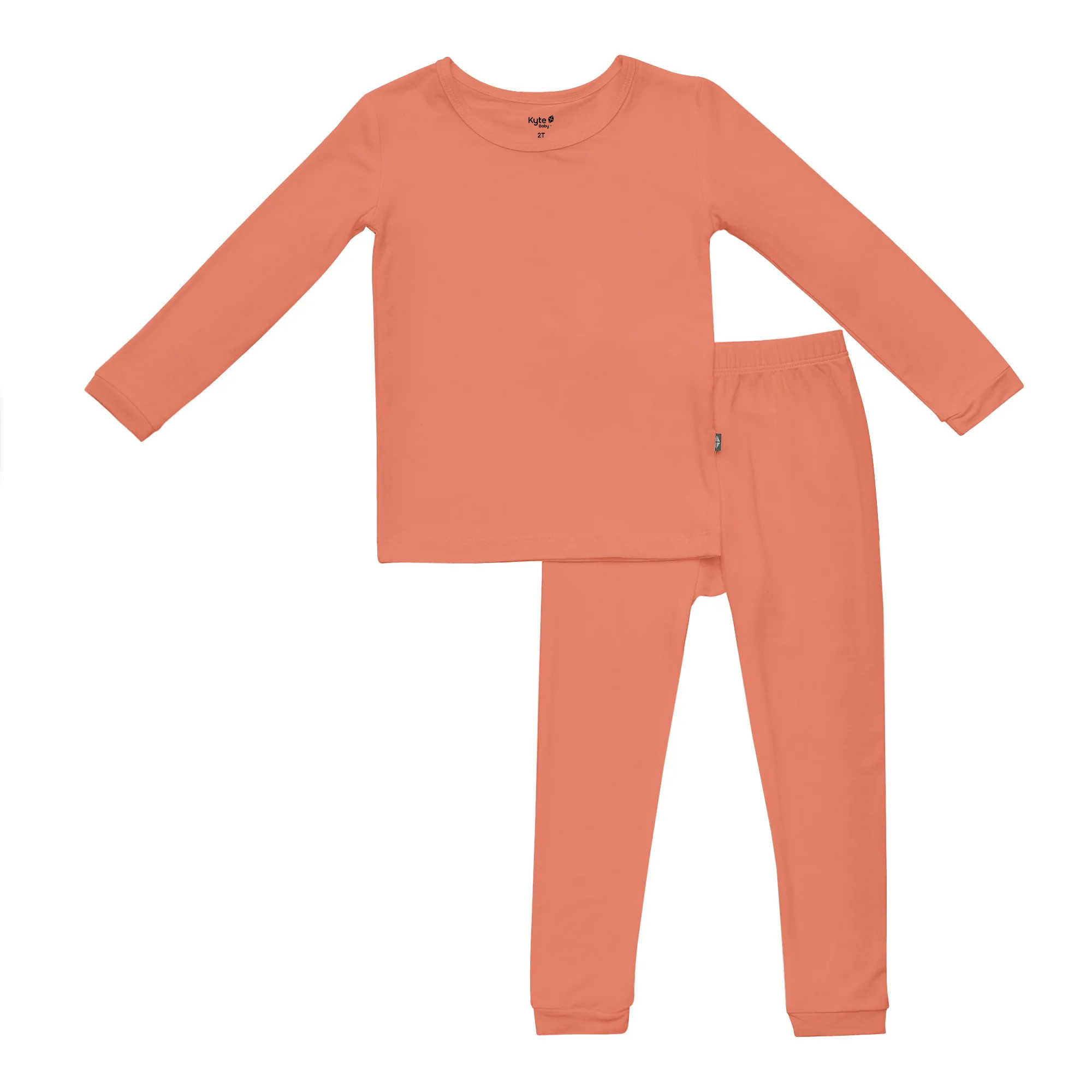 Long Sleeve Pajamas in Sienna | Kyte BABY