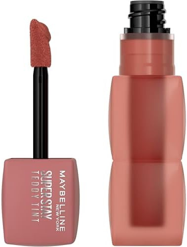 MAYBELLINE Super Stay Teddy Lip Tint, Long Lasting Matte Lipstick for Up To 12HR Wear, Kitten Hee... | Amazon (US)