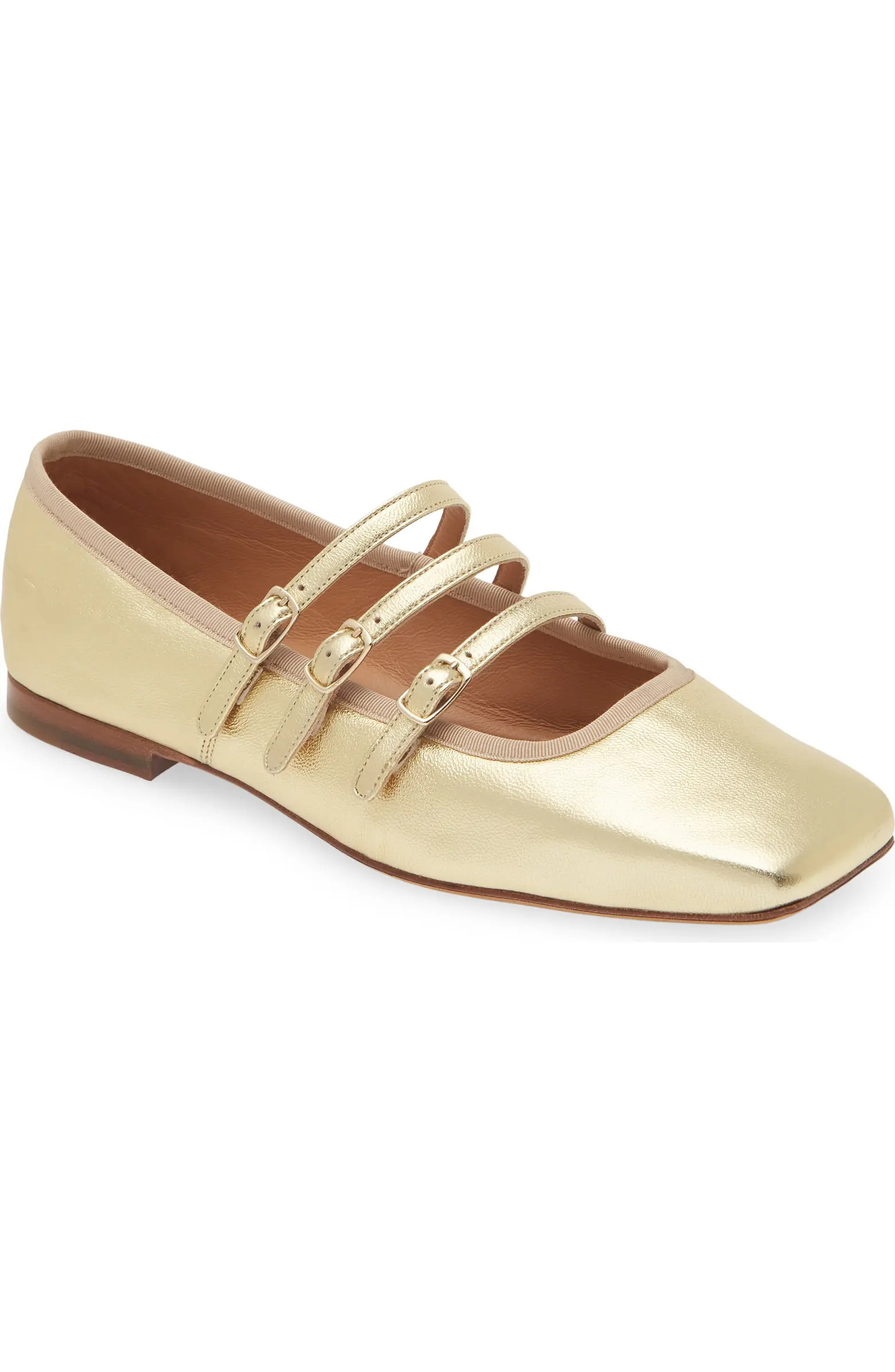 Mansur Gavriel Square Toe Mary Jane Flat (Women) | Nordstrom | Nordstrom