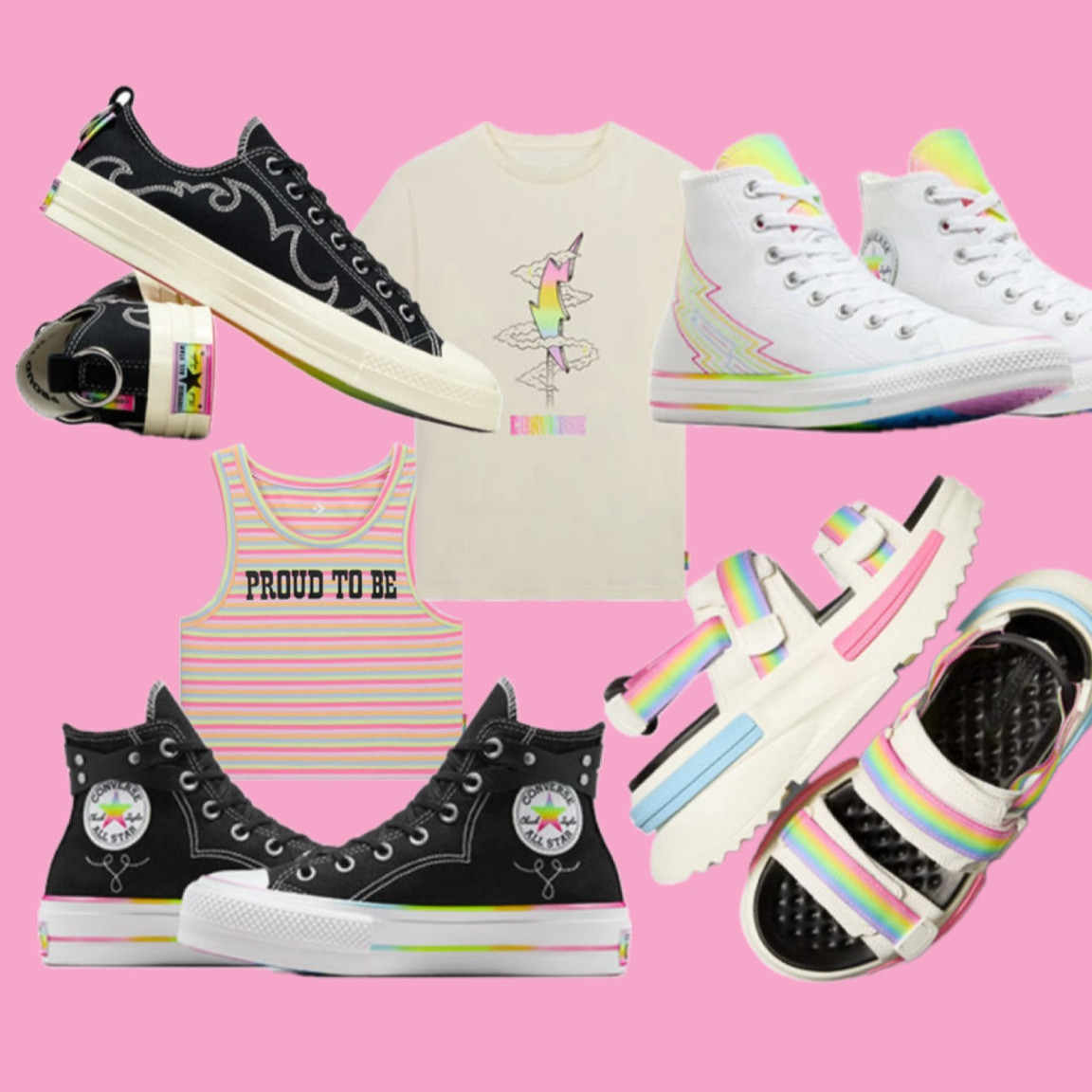 Converse pride gear is here. Loving the colors! 🌈

#LTKFestival #LTKShoeCrush