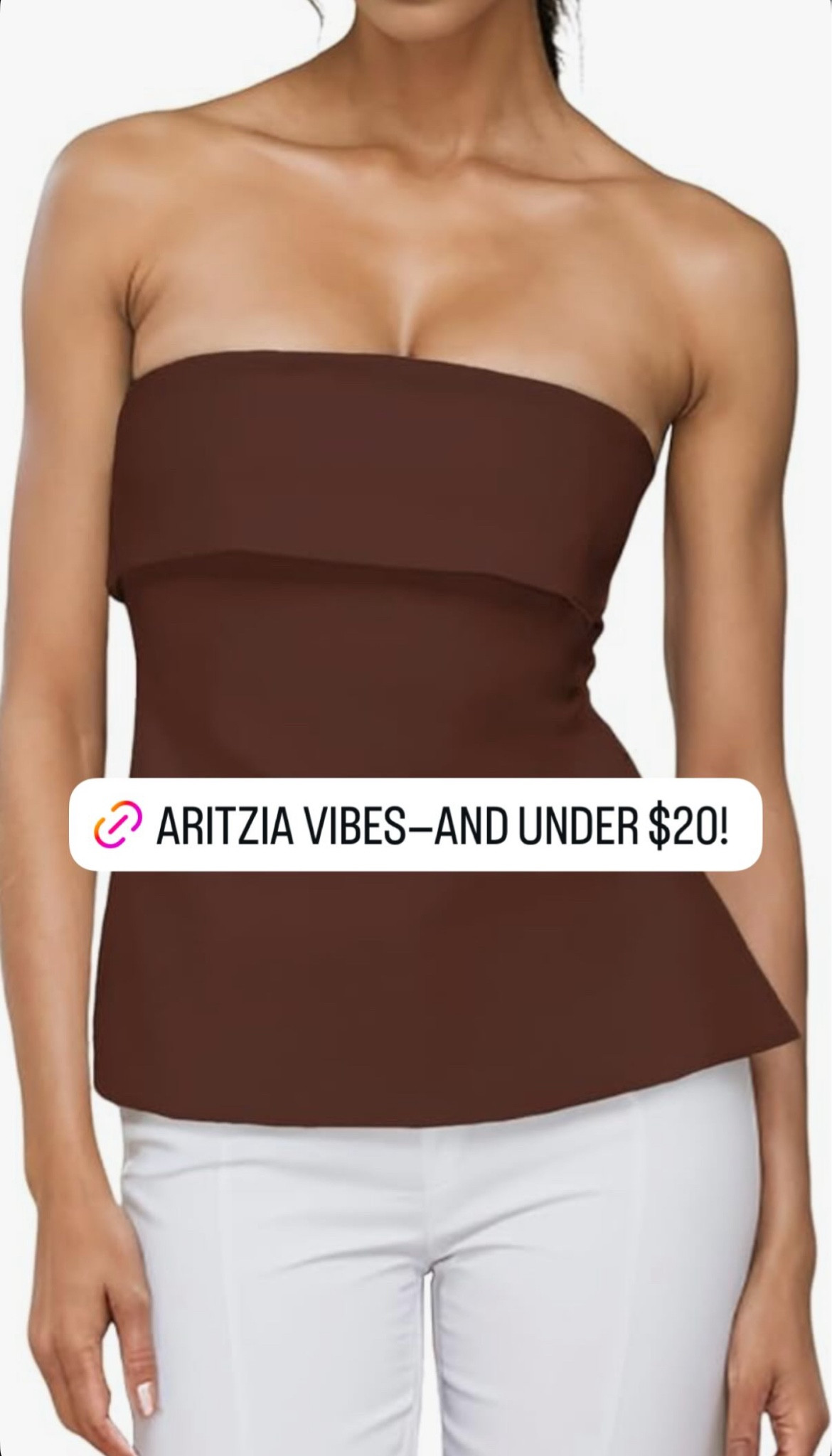 This chocolate brown tub top is giving major Aritzia vibes! Such a great price point right now for the Amazon Spring Sale!

#LTKdayinmylife #LTKSaleAlert #LTKootd
