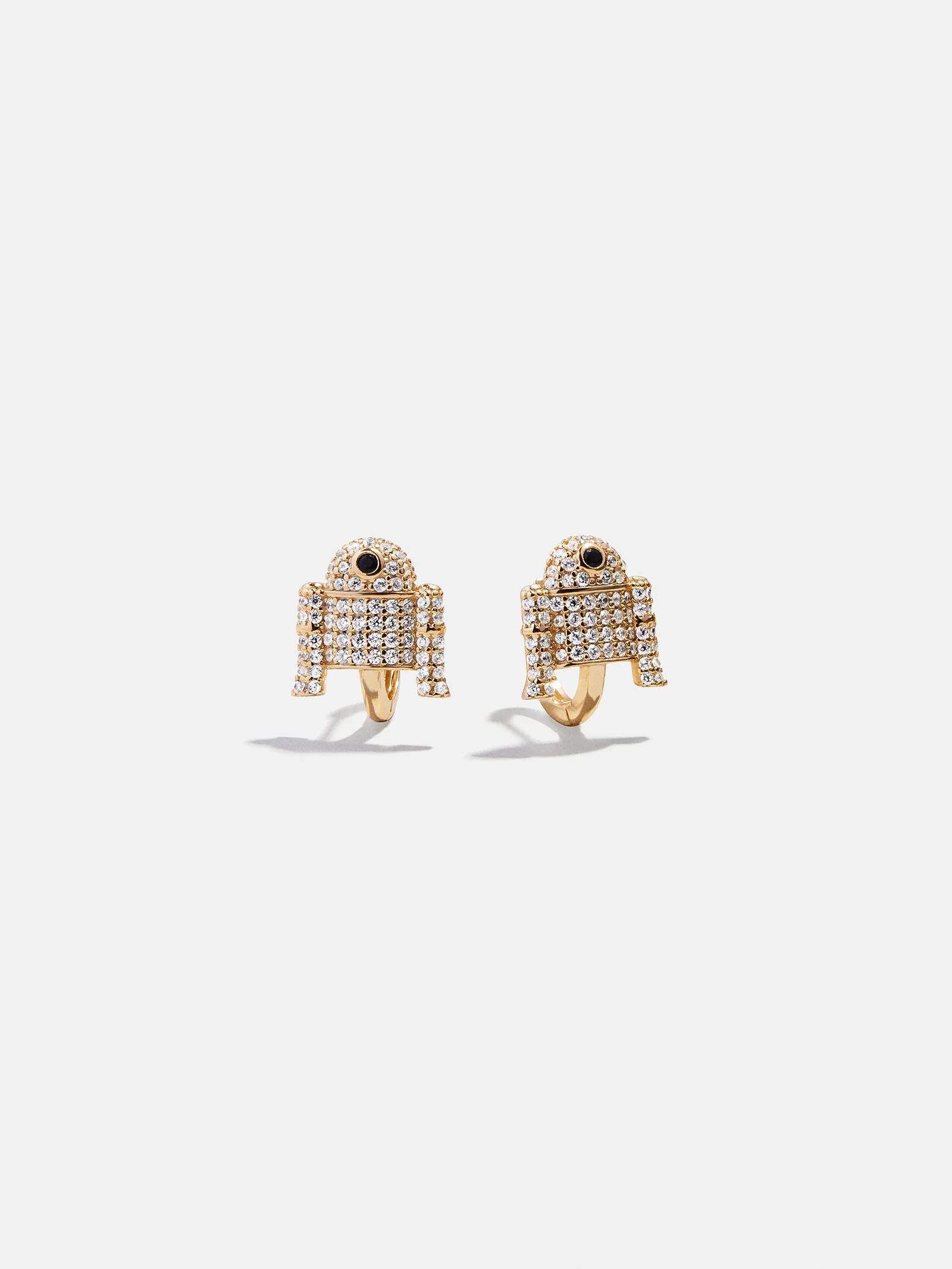 STAR WARS™ R2-D2™ 14K Gold Plated Sterling Silver Earrings - R2-D2 | BaubleBar