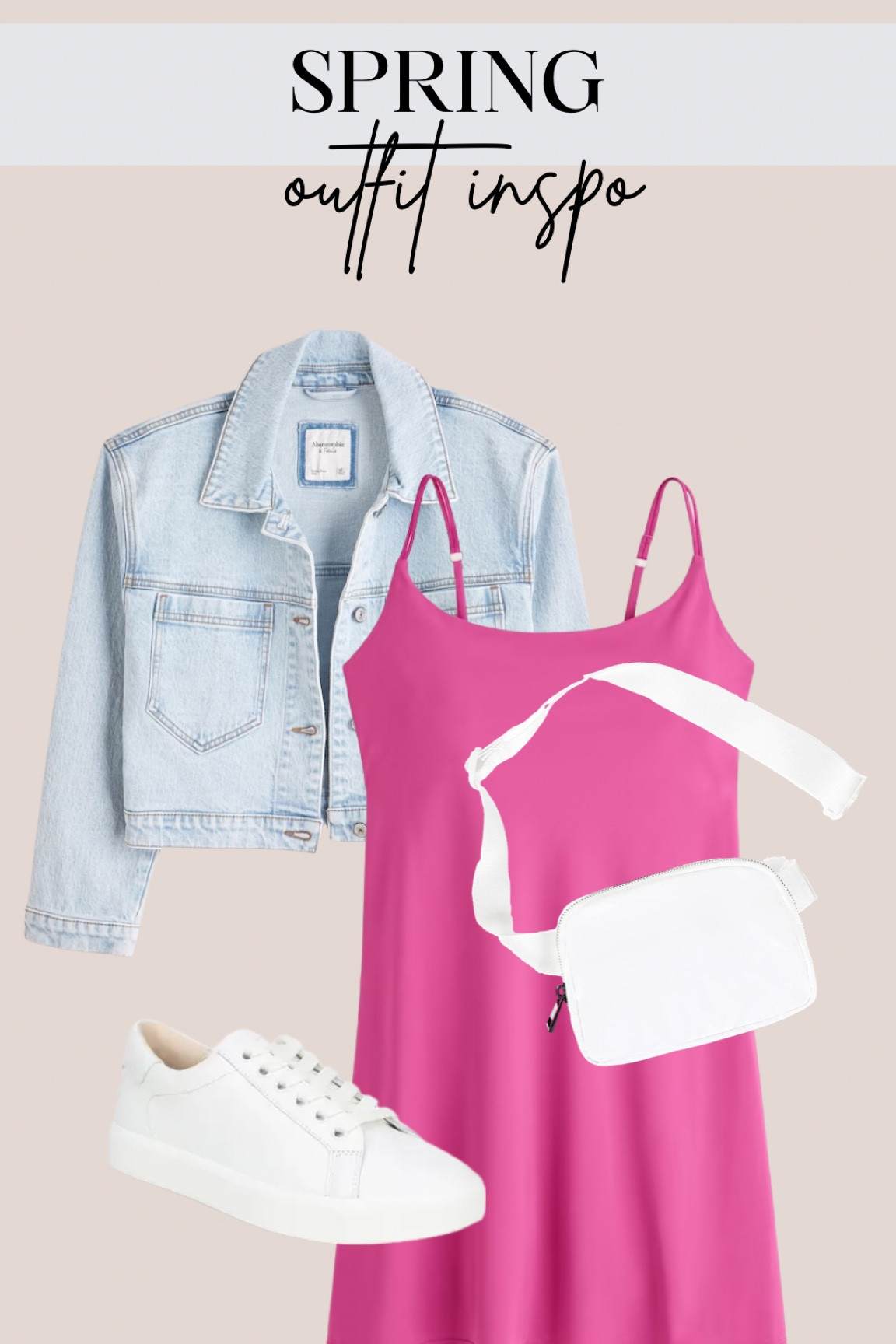 Spring outfit inspiration

Belt bag - denim jacket - traveler mini dress - low top sneaker - Sam Edelman - Abercrombie 

#LTKunder100 #LTKstyletip #LTKunder50