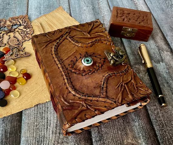 Hocus Pocus book of spells Leather Journal • Blank book, Wiccan Pagan, winifred sanderson, hocu... | Etsy (US)
