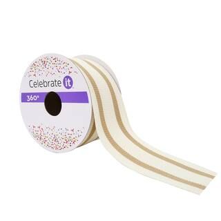 1.5" Grosgrain Ticking Striped Ribbon by Celebrate It™ 360°™ | Michaels Stores