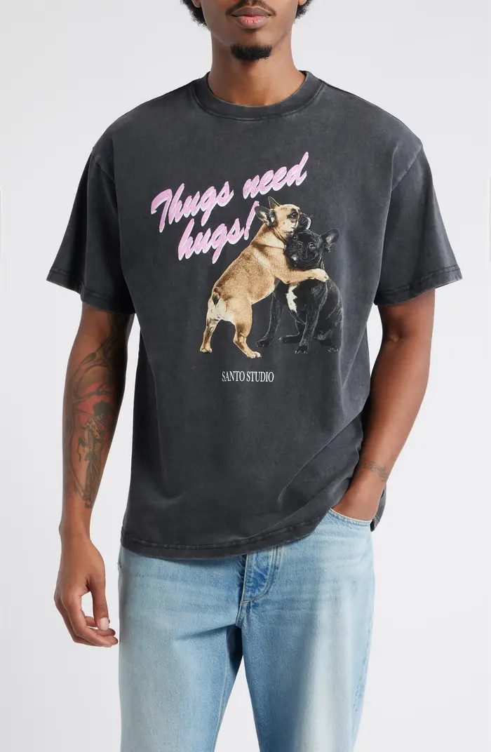 SANTO STUDIO Bully Hugs Graphic T-Shirt | Nordstrom | Nordstrom