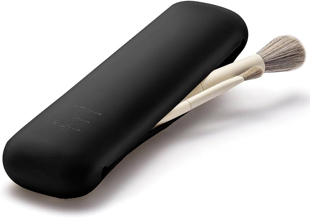 Makeup Brush Holder, Travel Essentials MakeUp Organizer, Silicone Cosmetic Make up Bag Cover Case... | Amazon (US)