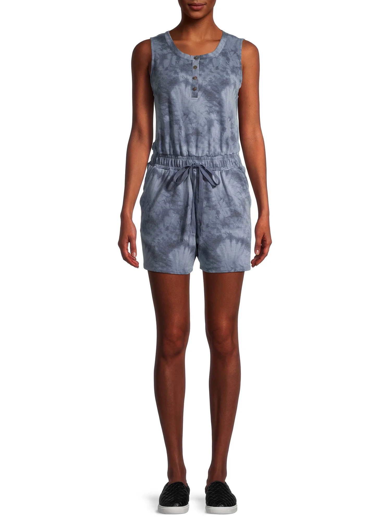 Como Blu Women's Athleisure Romper | Walmart (US)