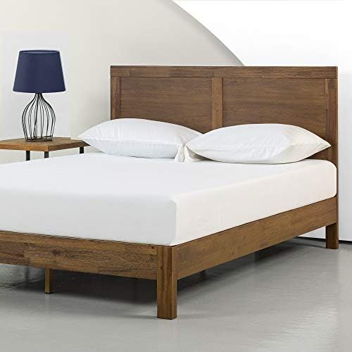 ZINUS Owen Wood Platform Bed Frame / Solid Wood Mattress Foundation / No Box Spring Needed / Wood... | Amazon (US)