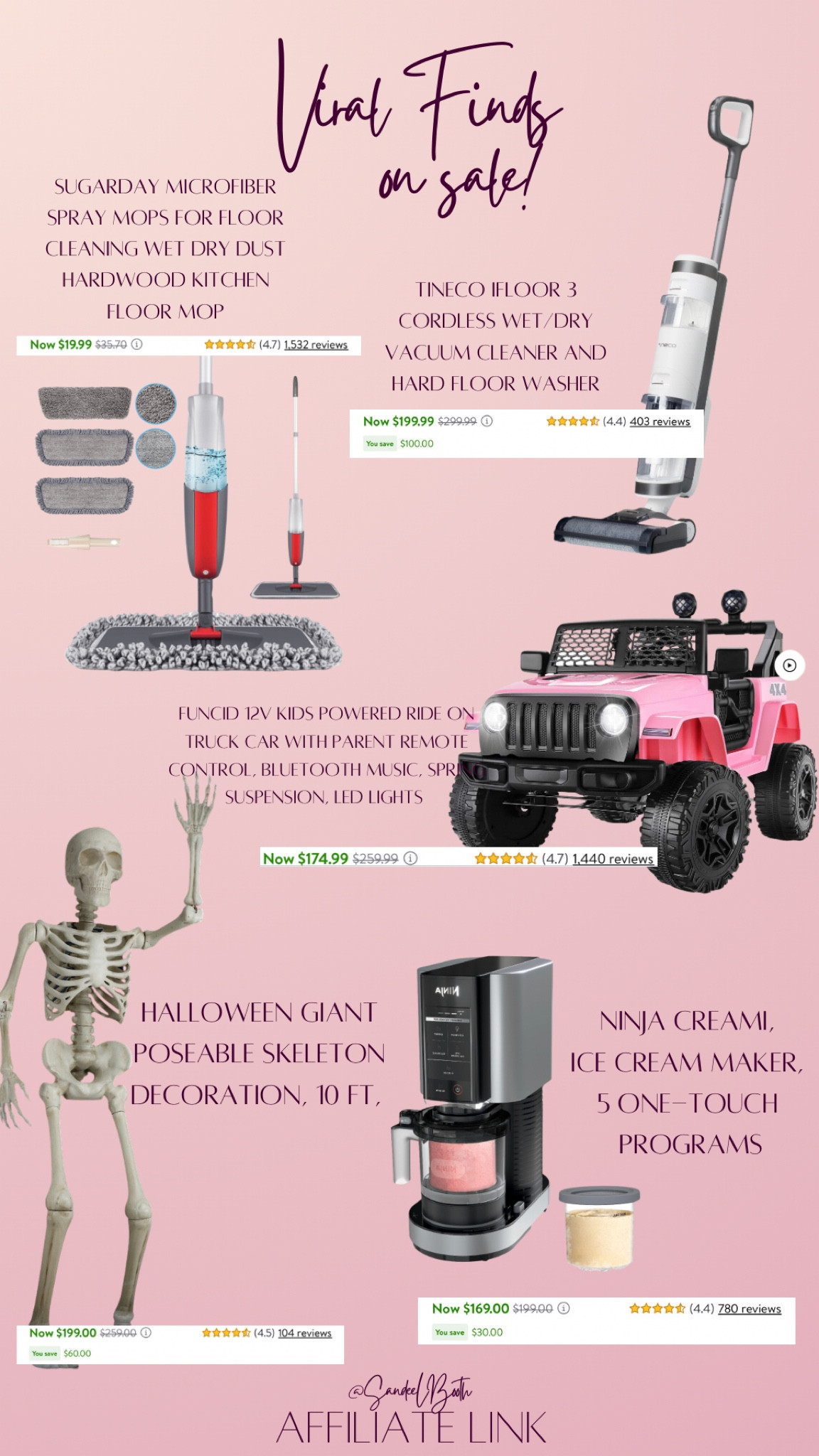 Viral finds on sale! I have the giant skeleton and it’s awesome. 👌 Ninja creami, tineco, Halloween, Christmas gift, ride on car, toddler gift 

#LTKHoliday #LTKSeasonal #LTKGiftGuide