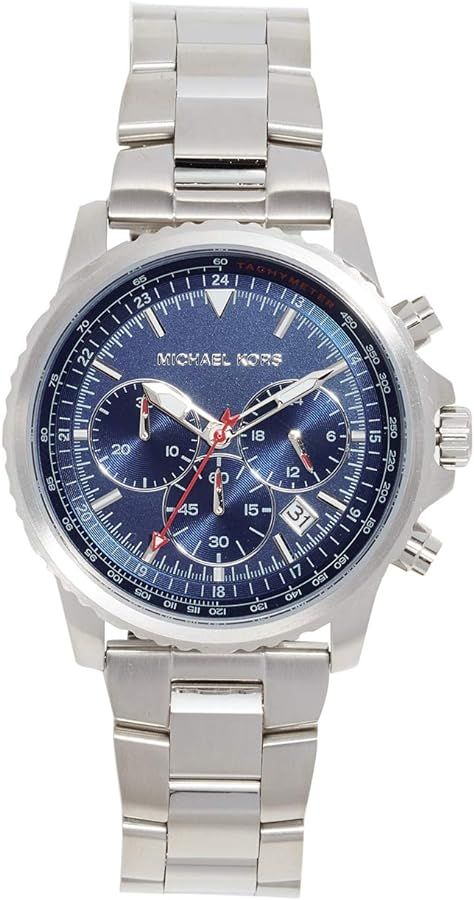 Michael Kors Cortlandt Men's Watch, Stainless Steel Chronograph Watch for Men with Steel or Leath... | Amazon (US)