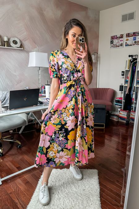 Neon floral dress // Petal & Pip discount code 👉🏼 ERICALIGENZA20 👈🏼 for 20% off sitewide + stackable on top of the sale section!!! 🖤

#LTKbump #LTKsalealert #LTKFind