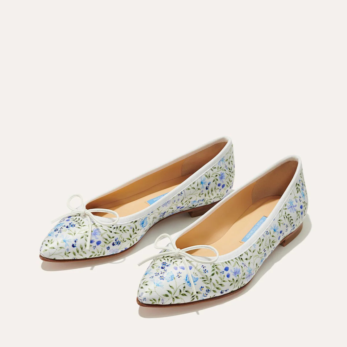 The Pointe - Ivory Floral Satin | Margaux