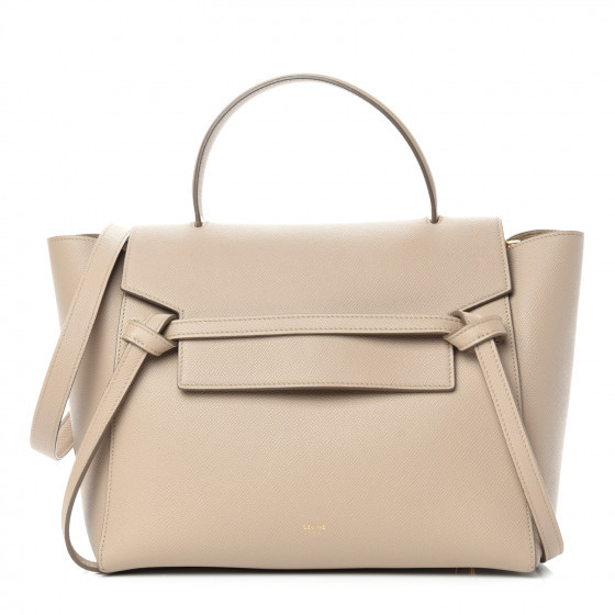 Grained Calfskin Mini Belt Bag Light Taupe | Fashionphile