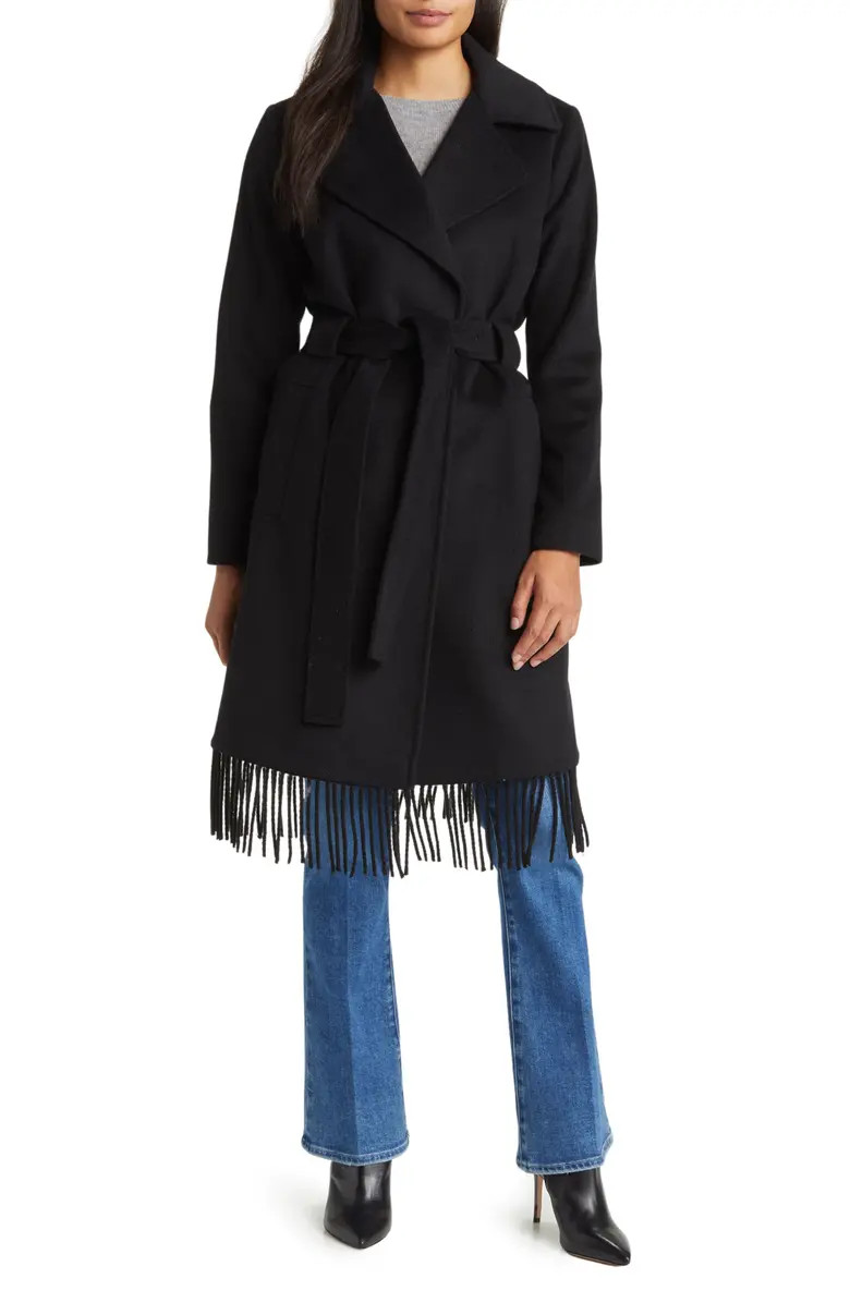 Fringe Wrap Coat | Nordstrom