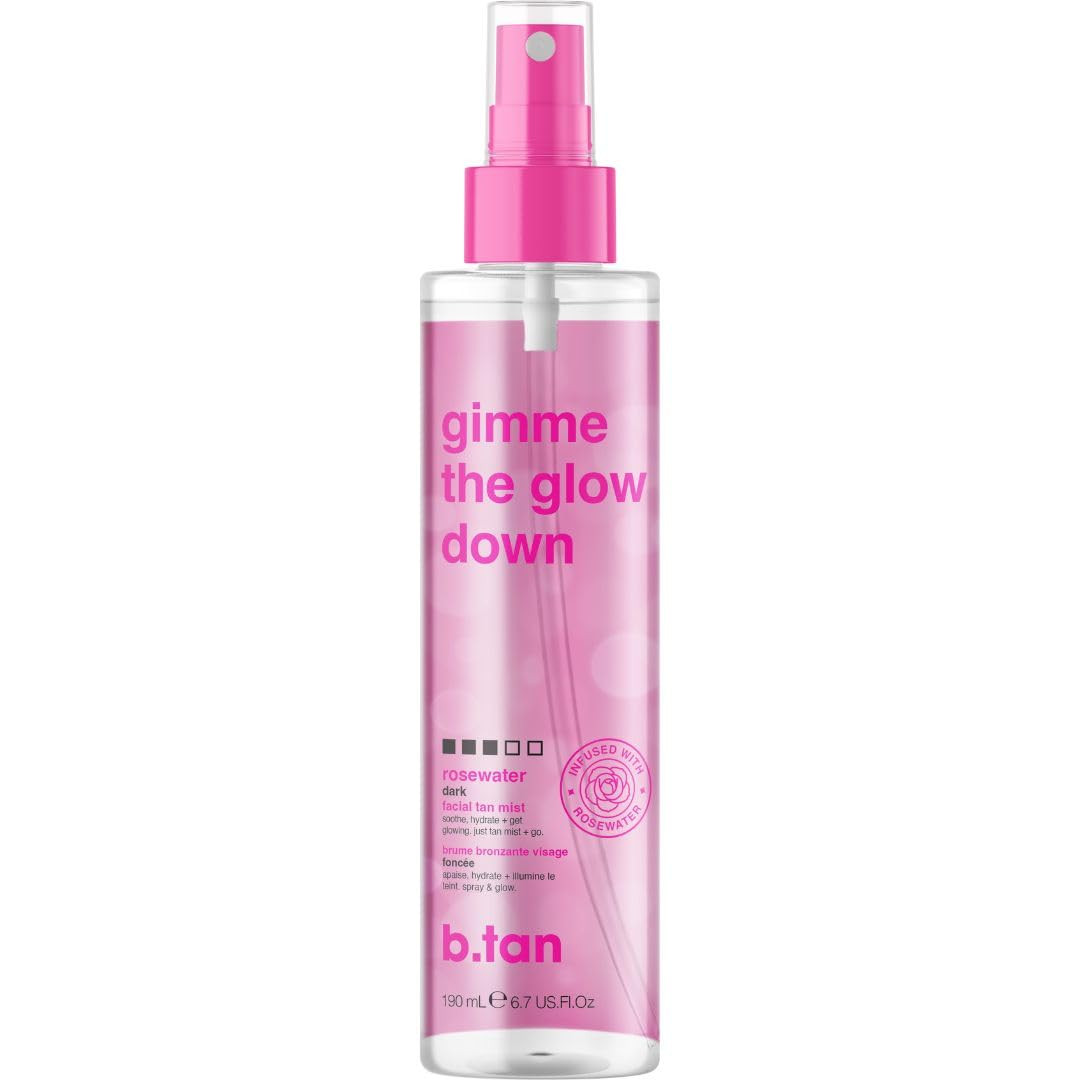 b.tan Clear Face Tan Mist | Gimme The Glow Down - Best Facial Tanner Spray, Gradual Bronzing Sunl... | Amazon (US)