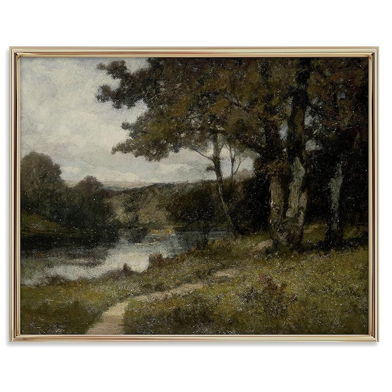 Vintage Landscape Wall Art - Antique Art Prints for Home Decor - Rustic Farm and Country Landscap... | Amazon (US)