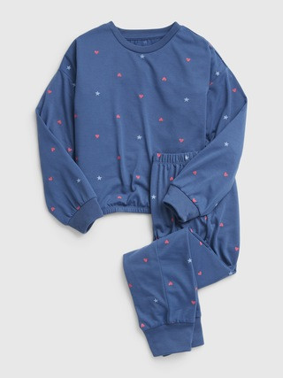 Kids 100% Recycled Star Print PJ Set | Gap (US)
