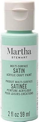 Martha Stewart Crafts MS320-12  Multi-Surface Satin Acrylic Craft Paint in Assorted Colors (2-Oun... | Amazon (US)