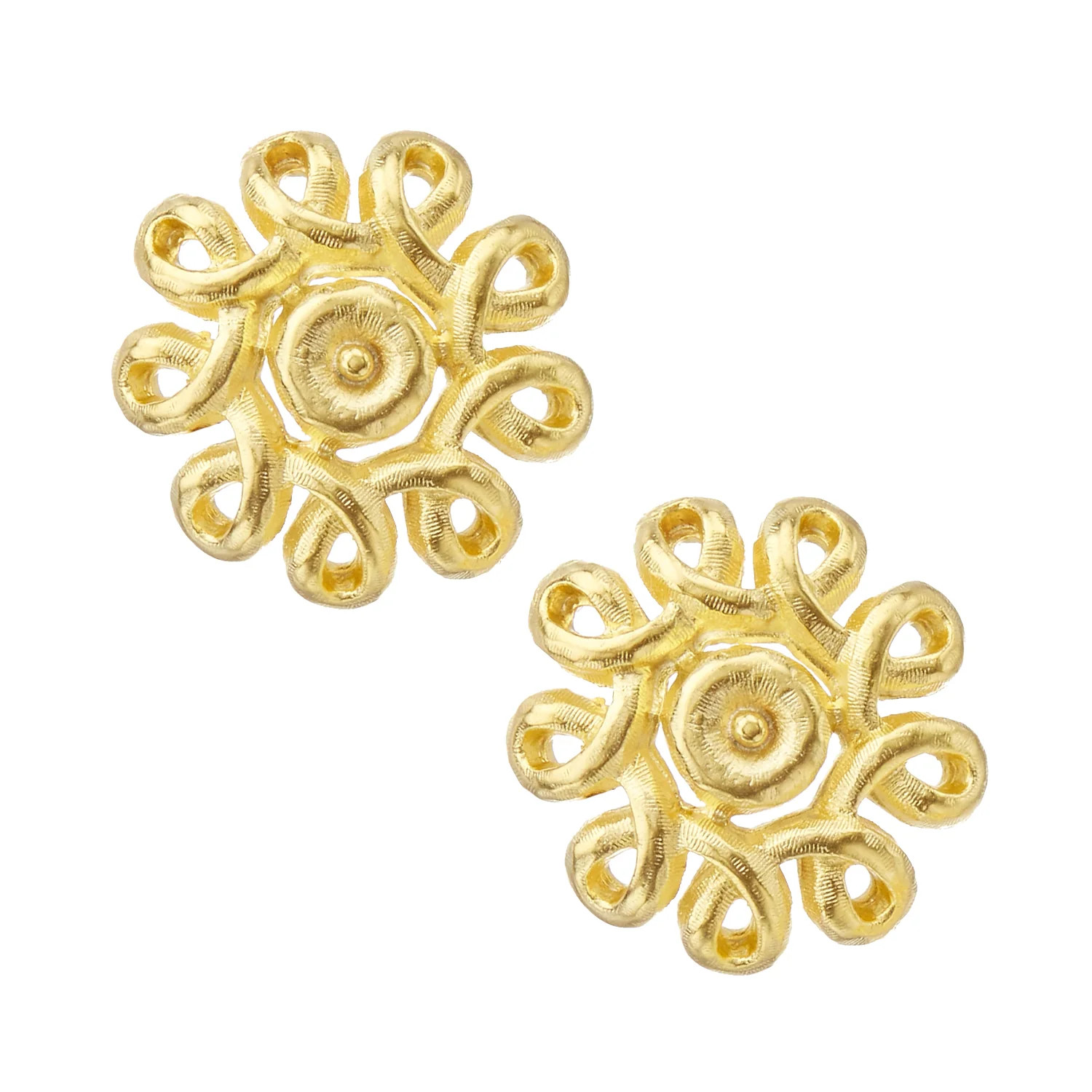 Round Hill Rosette Studs | Susan Shaw