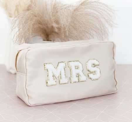 Bride gift idea by ModParty! 

bride to be | wedding style | getting married | engaged | bridal shower | bachelorette party | wedding day | bride | bride gift | gift for brides | bridesmaid gift | bridal party gift | makeup bag | pouch

#LTKwedding #LTKGiftGuide