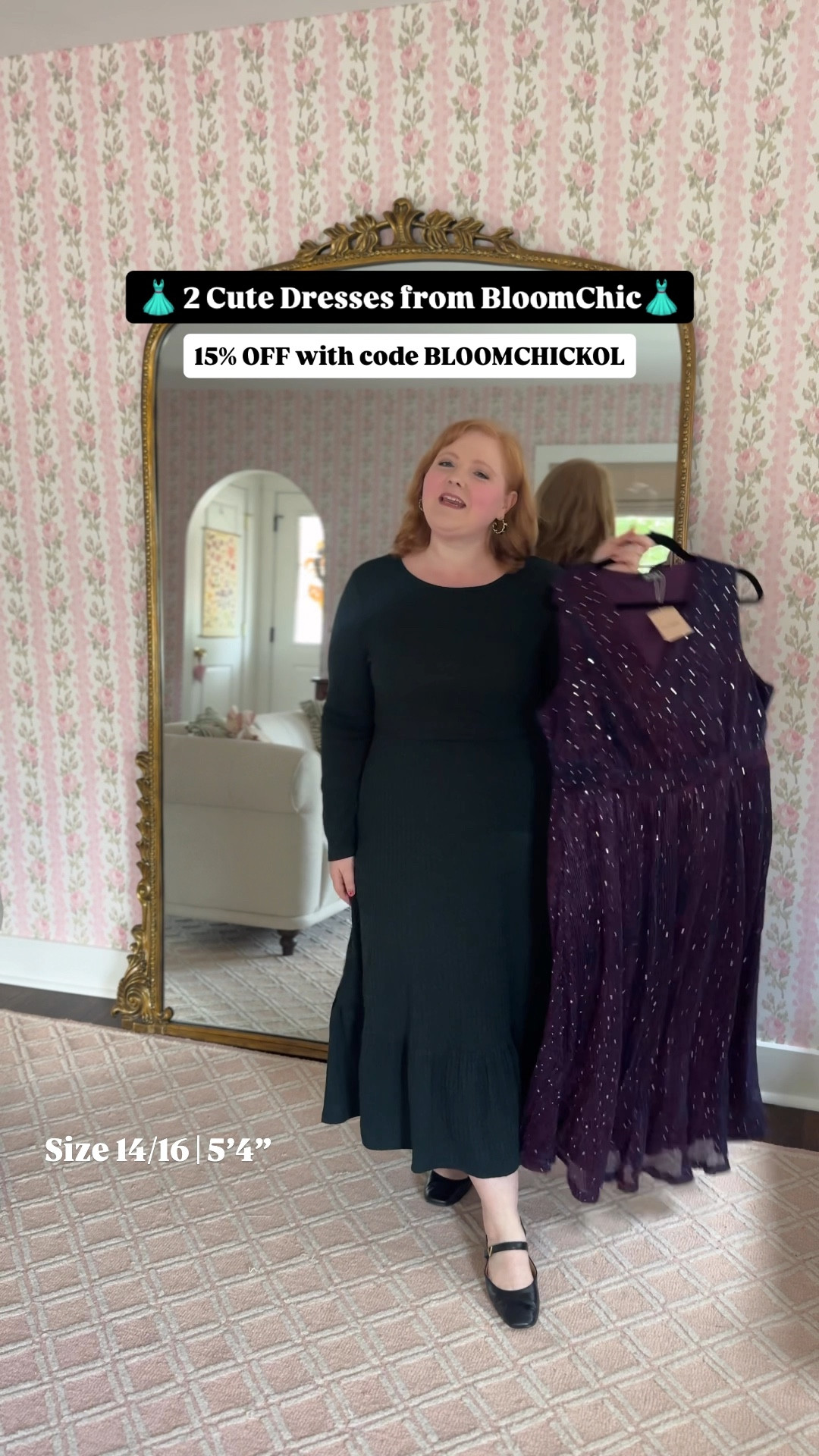 #ad We’re getting festive for Christmas in these @bloomchic dresses, but we’re keeping it comfy too!👗✨Shop all their new holiday arrivals and save 15% with code BLOOMCHICKOL! #bloomchic #bloomchicfashion #holidaydress 

#LTKHoliday #LTKPlusSize #LTKFindsUnder50