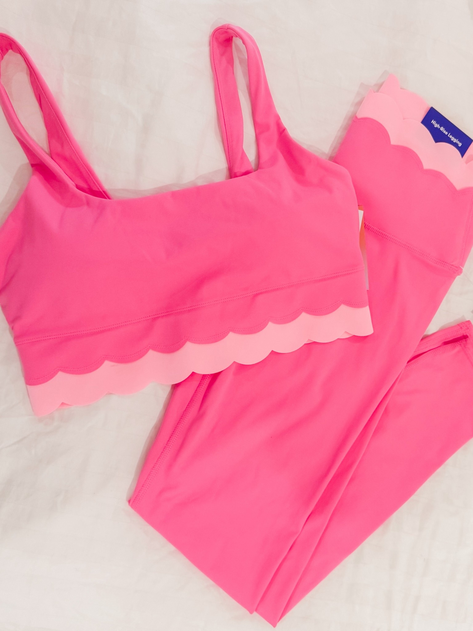 Target Joy lab scalloped workout set 