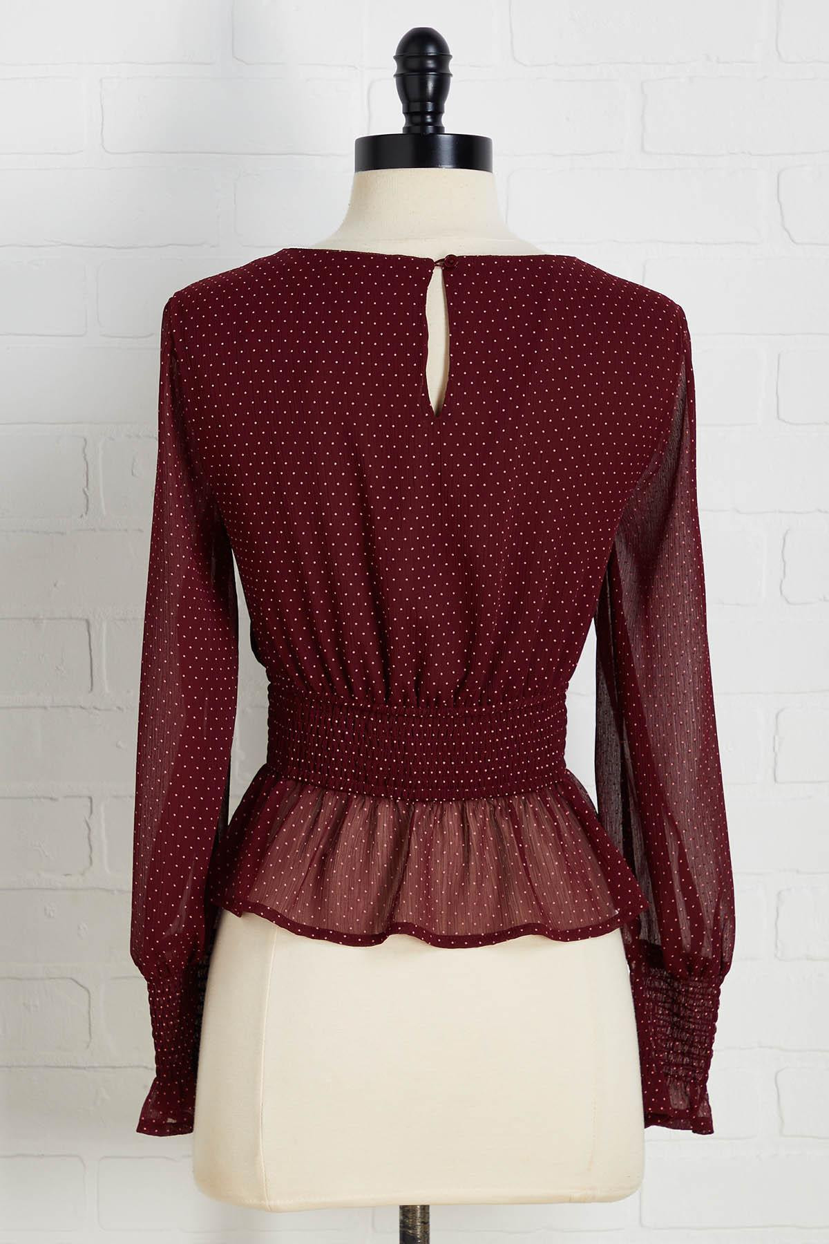raspberry martini top | Versona