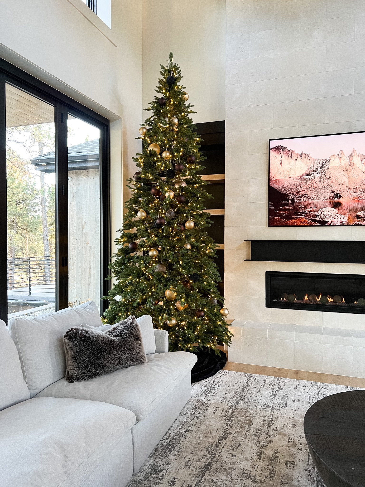 Our 12ft King of Christmas Tree is my favorite. All the ornaments are from Kirkland and the best thing to do is go in store.

#LTKSeasonal #LTKhome #LTKHoliday