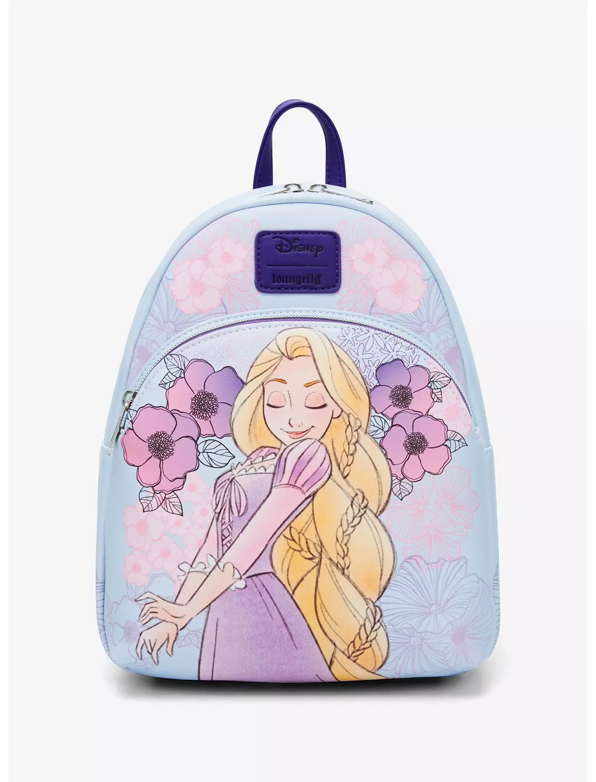 Loungefly Disney Tangled Rapunzel Pastel Flowers Mini Backpack | Hot Topic | Hot Topic