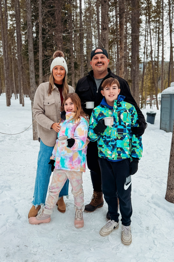 Bundled up and making the best memories in the snow!