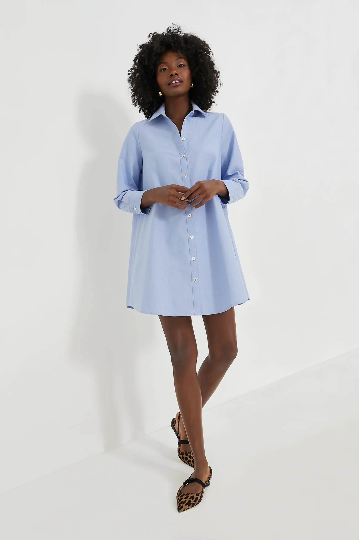 Chambray Harris Shirt Dress | Tuckernuck (US)