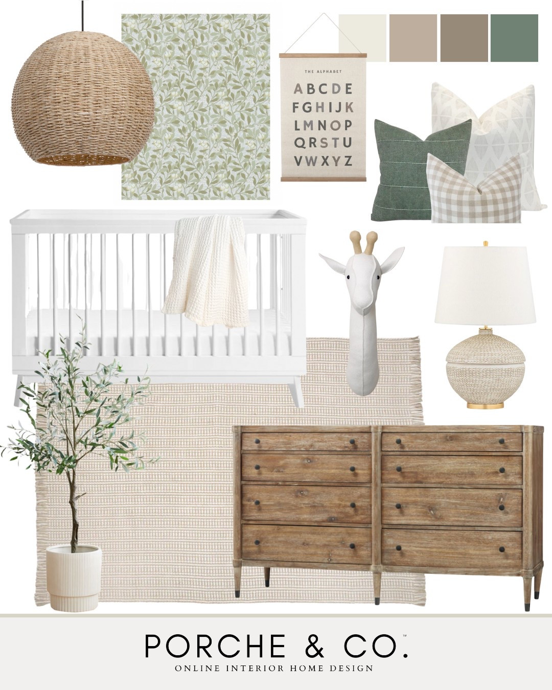 Nursery mood board, nursery inspo, gender neutral nursery, green nursery

#LTKBaby #LTKHome #LTKStyleTip