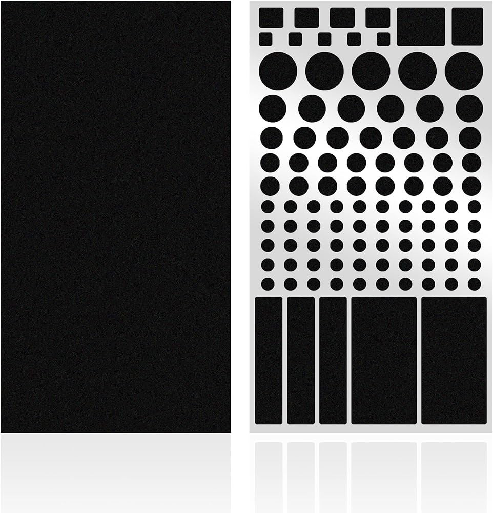 FLANCCI LED Light Blocking Stickers, Light Dimming LED Filters, (2 Sheets) Dimming Sheets for Rou... | Amazon (US)