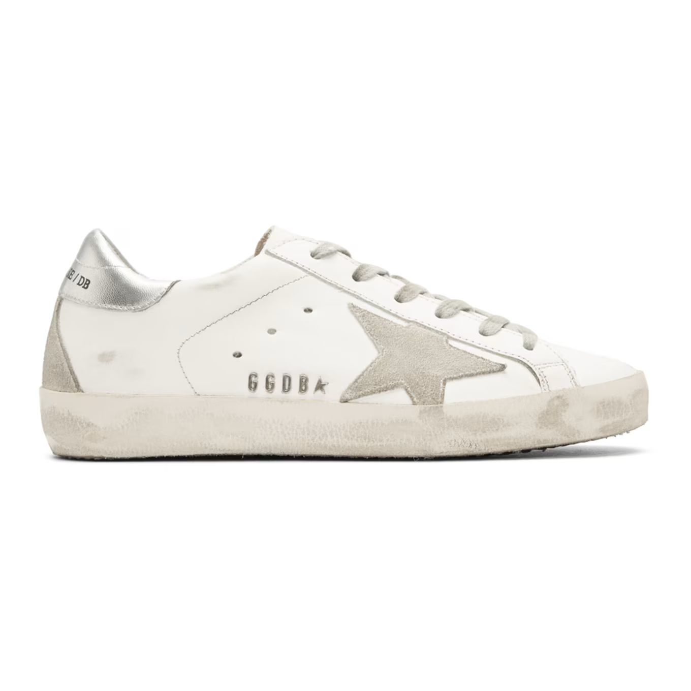 Golden Goose - Off-White & Grey Superstar Sneakers | SSENSE 