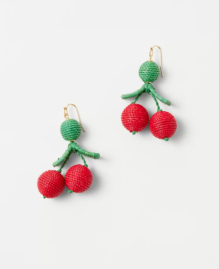 Cherry Wrapped Earrings | Ann Taylor (US)