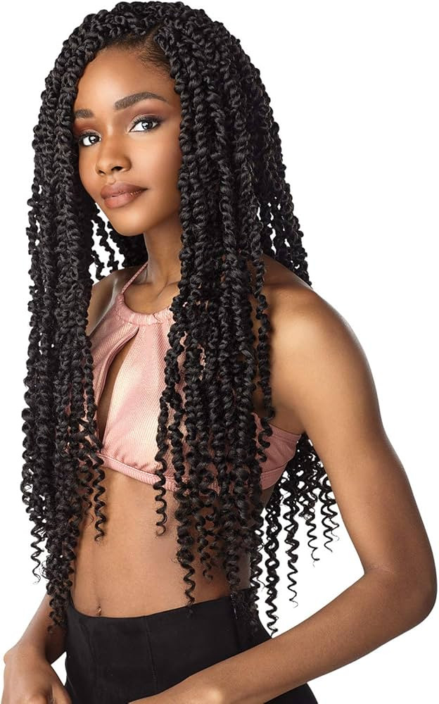 MULTI PACK DEALS! Sensationnel Crochet Braids Lulutress Passion Twist 24" (5-PACK, 1B) | Amazon (US)