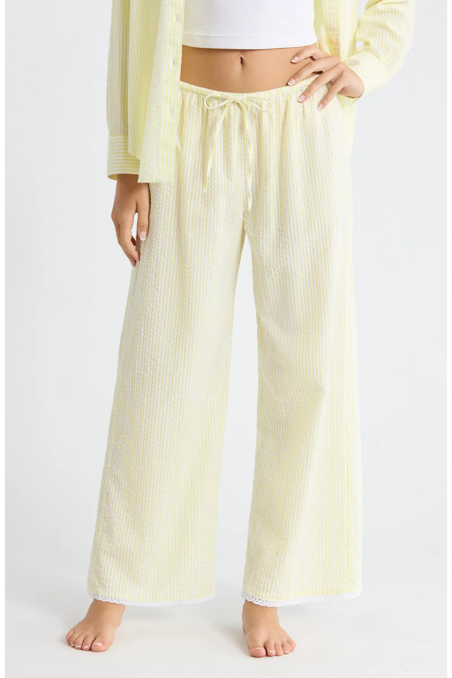 Seersucker Sleep Pants (Women) | Nordstrom | Nordstrom